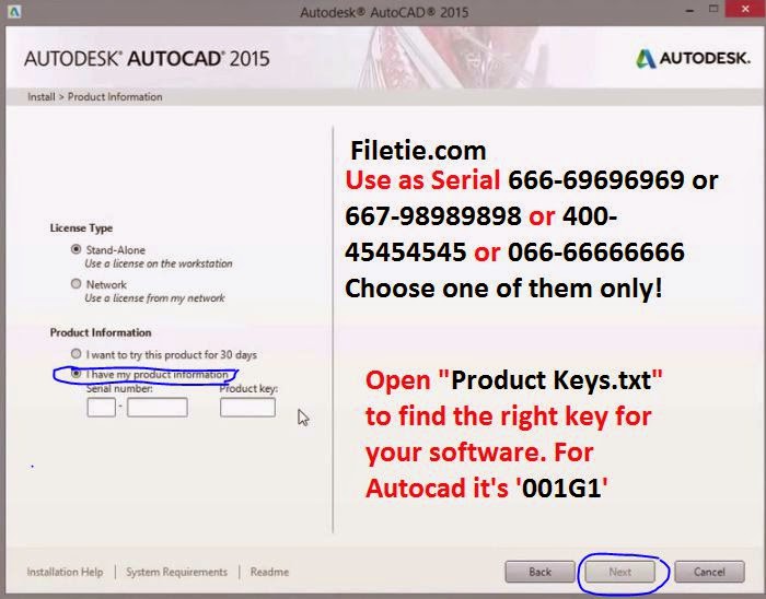 autocad 2014 serial number free